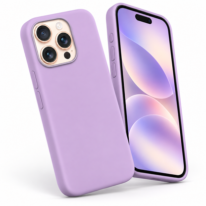Premium Liquid Silicone Case for Apple iPhone 14 Pro - Light Purple - alternate product view