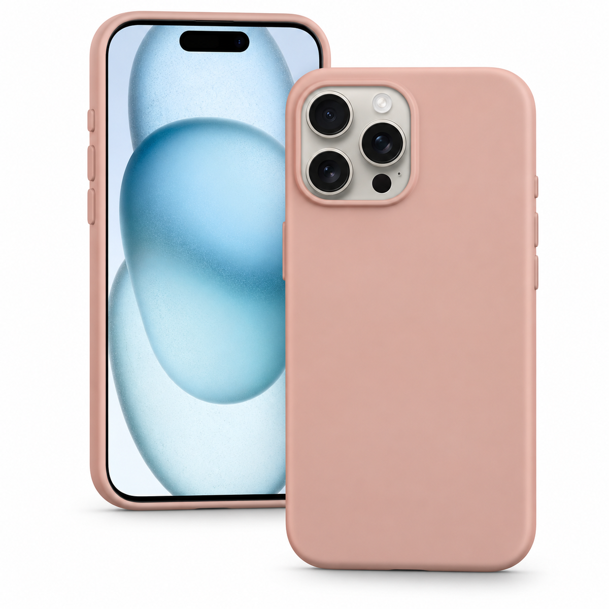 Premium Liquid Silicone Case for Apple iPhone 13 Pro Max - Rose Gold - alternate product view