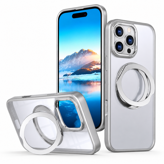 MagSafe Tilt Ring Stand Case Apple iPhone 16 Pro - Grey - main product view
