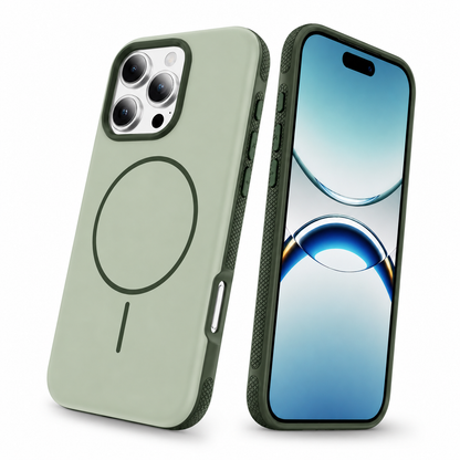 iPhone 16 Pro Max Green MagSafe protective phone case
