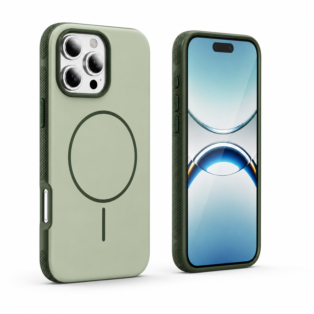 MagSafe Glam Case Apple iPhone 14 Pro Max - Green - close-up design view