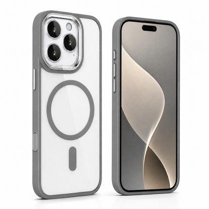 Matte MagSafe Ultra Hybrid Case for Apple iPhone 16 Pro Max - Grey