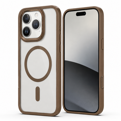 Matte Ultra Hybrid MagSafe Case for Apple iPhone 16 Pro Max - Desert Titanium