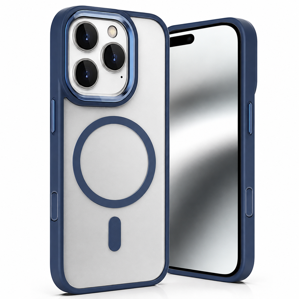 Matte Ultra Hybrid MagSafe Case for Apple iPhone 16 Pro Max - Midnight Blue