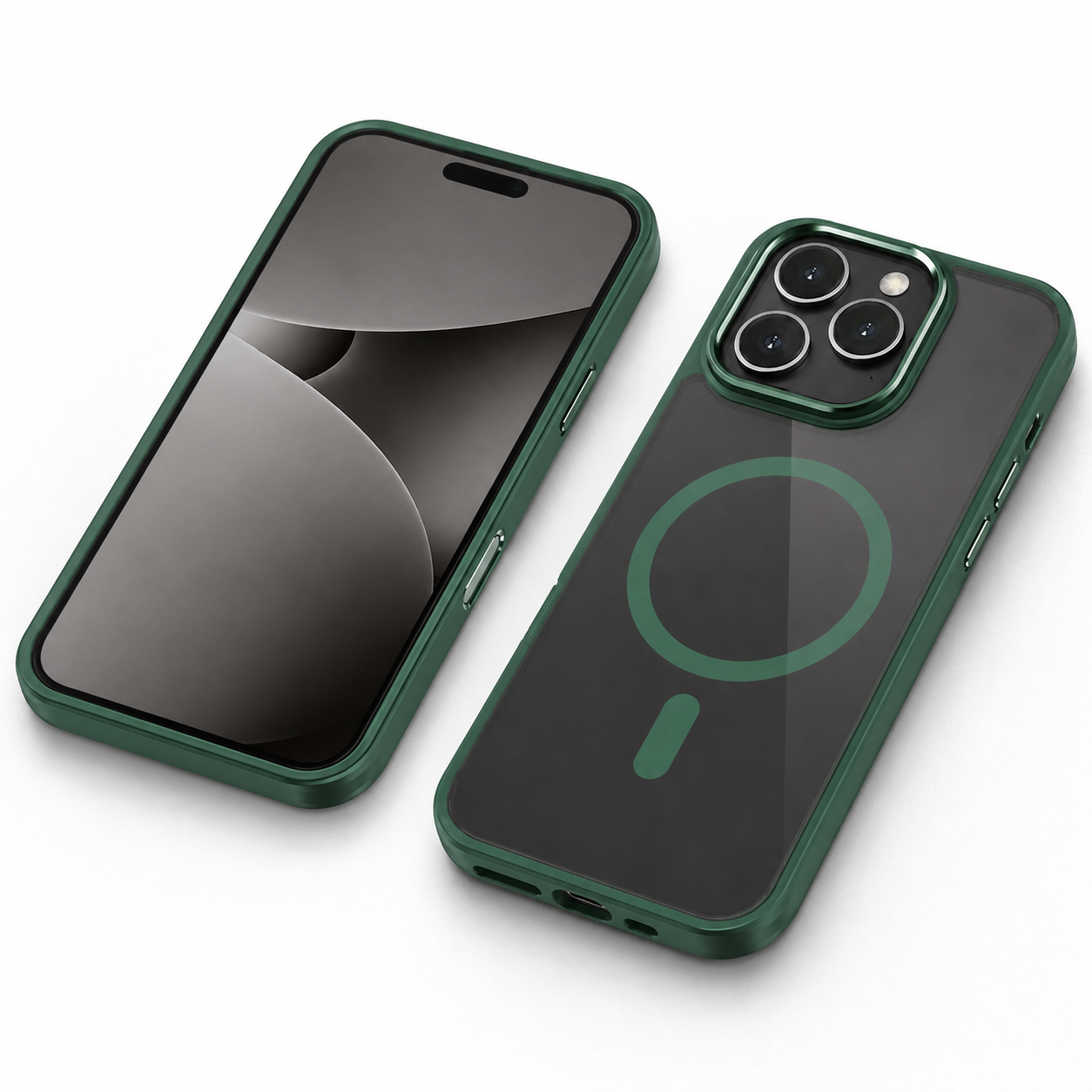 Matte Ultra Hybrid MagSafe Case for Apple iPhone 16 Pro Max - Midnight Green