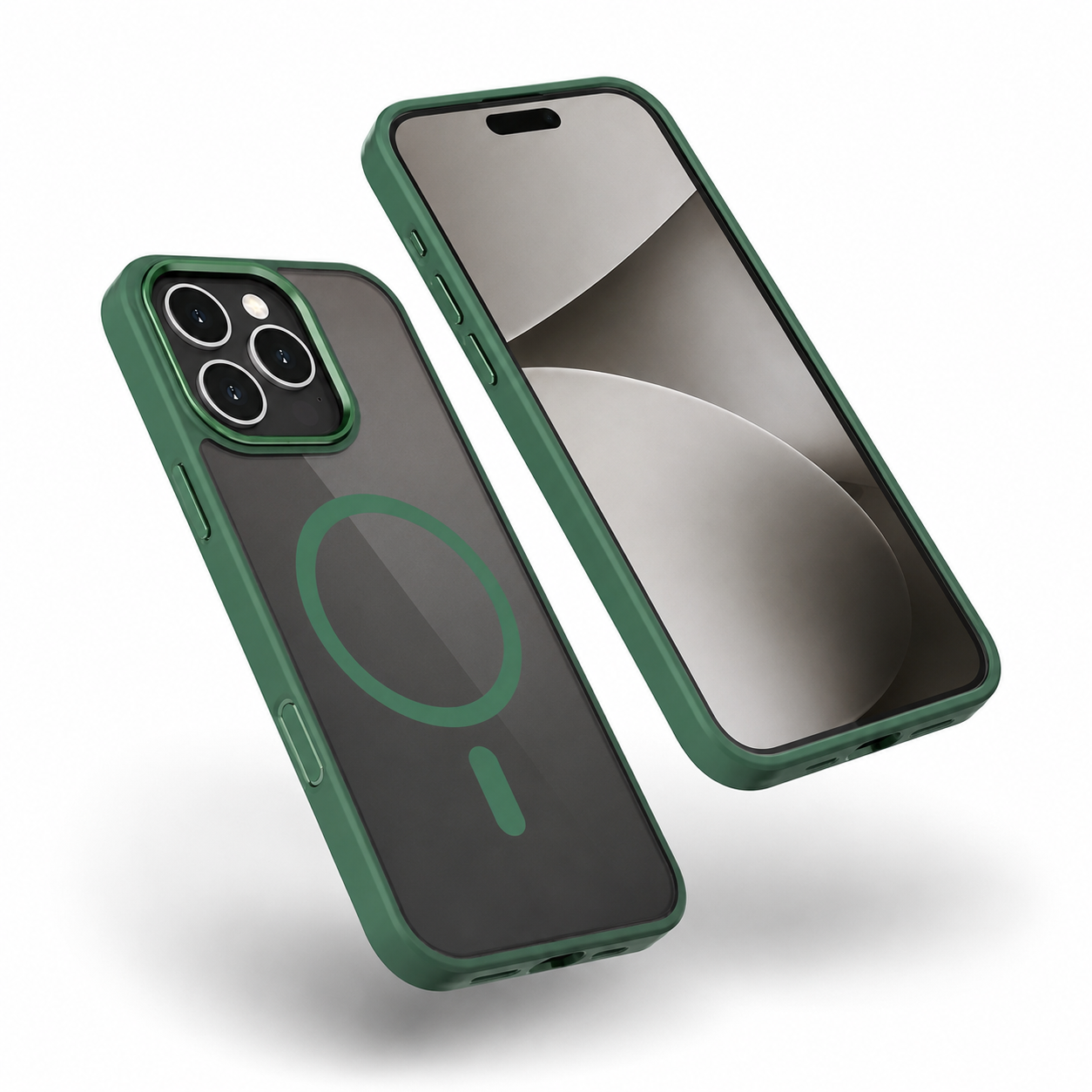 Matte Ultra Hybrid MagSafe Case for Apple iPhone 16 Pro Max - Midnight Green