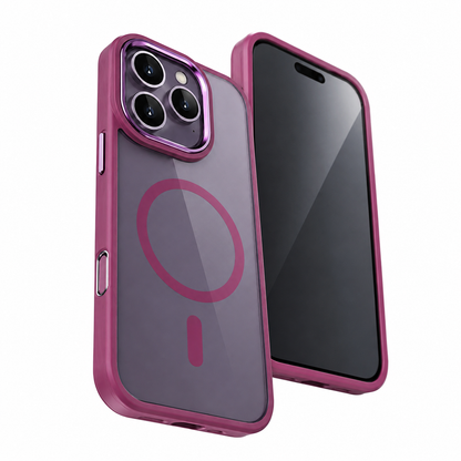 Frosted MagSafe Ultra Hybrid Case for Apple iPhone 16 Pro Max - Wine
