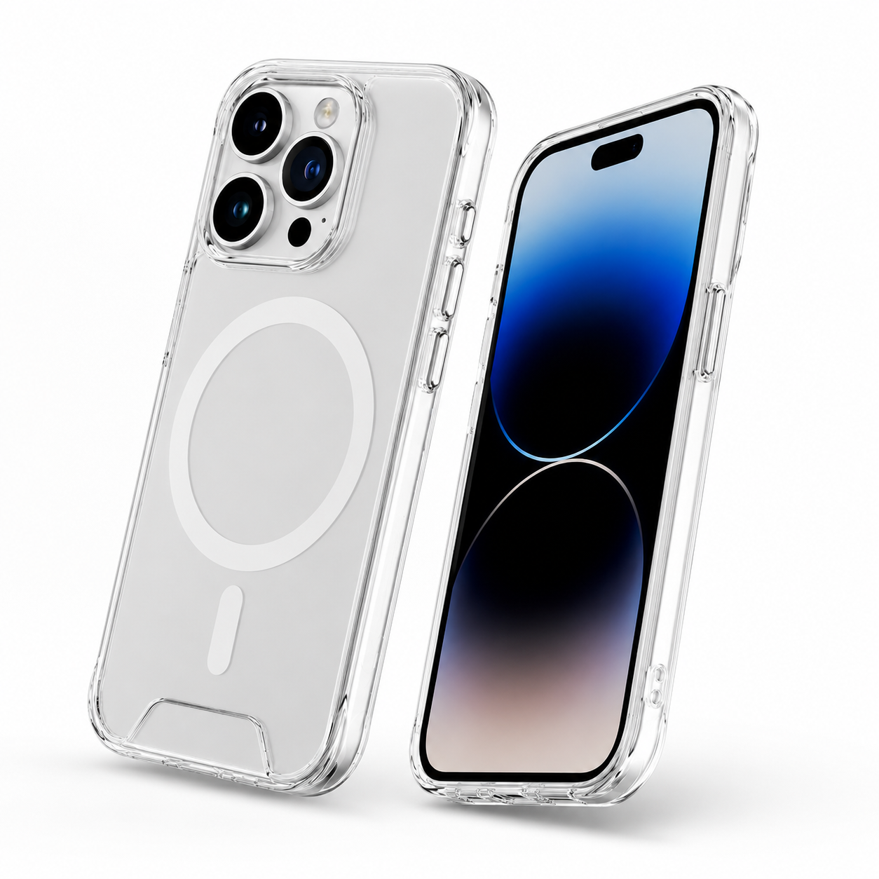 Frosted Matte MagSafe Hybrid Case for Apple iPhone 16 Pro Max - Clear