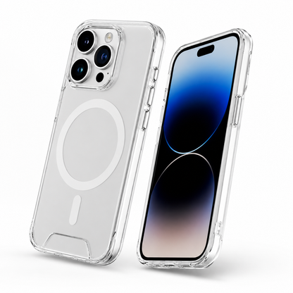Frosted Matte MagSafe Hybrid Case for Apple iPhone 16 Pro Max - Clear