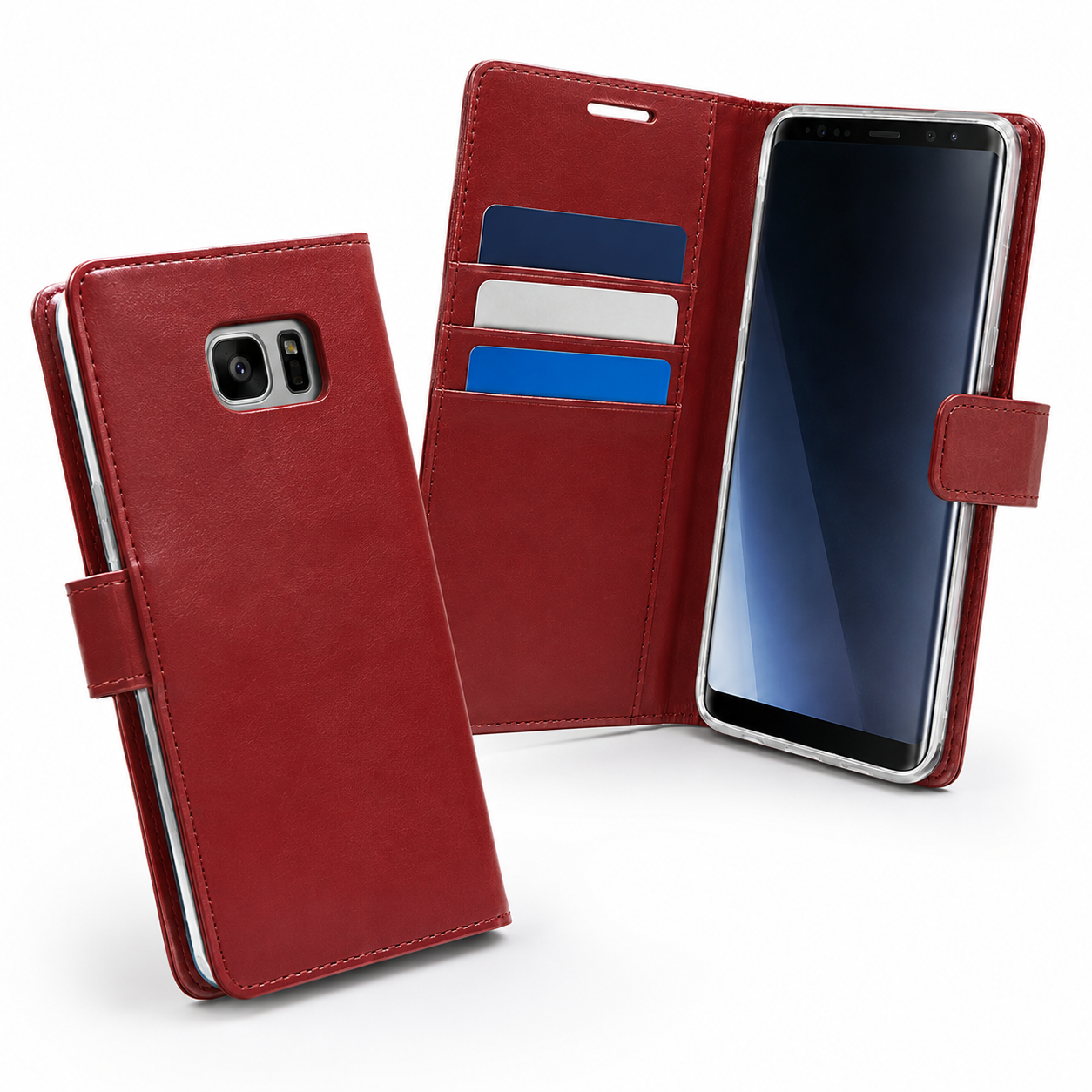 Smartphone accessories Canada – Wine BlueMoon Diary case
