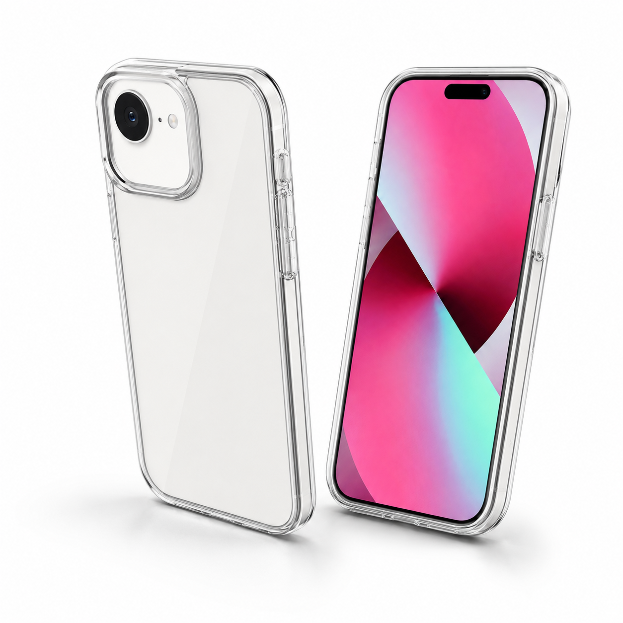 Clear transparent shockproof phone cover for iPhone 17e and iPhone 16e
