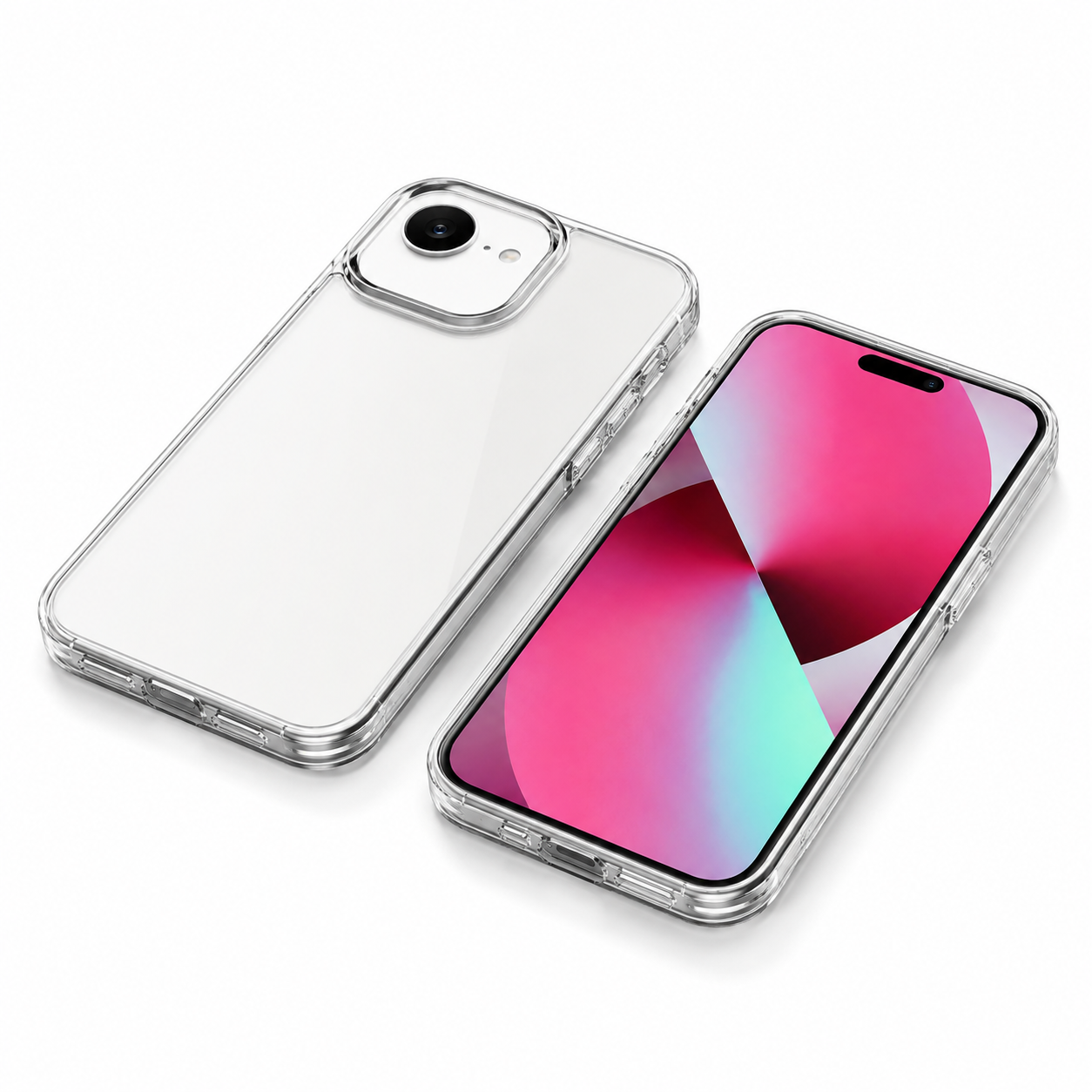 Clear Transparent Armor Case for Apple iPhone 17e and iPhone 16e
