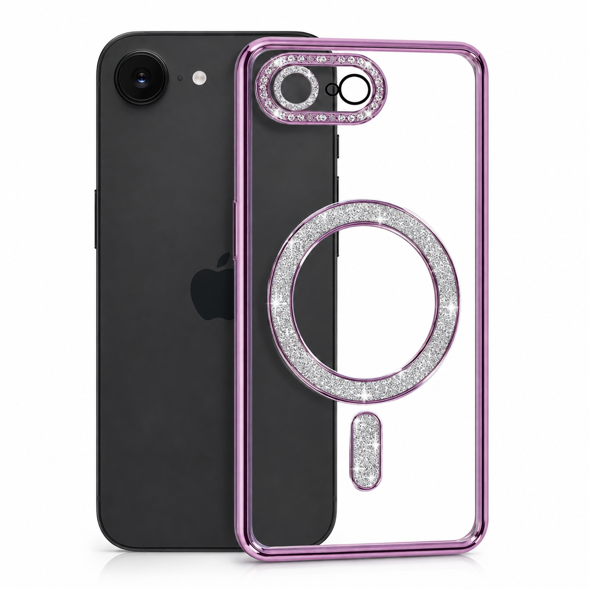 Glitter Electroplated MagSafe Case for Apple iPhone 17e - Purple