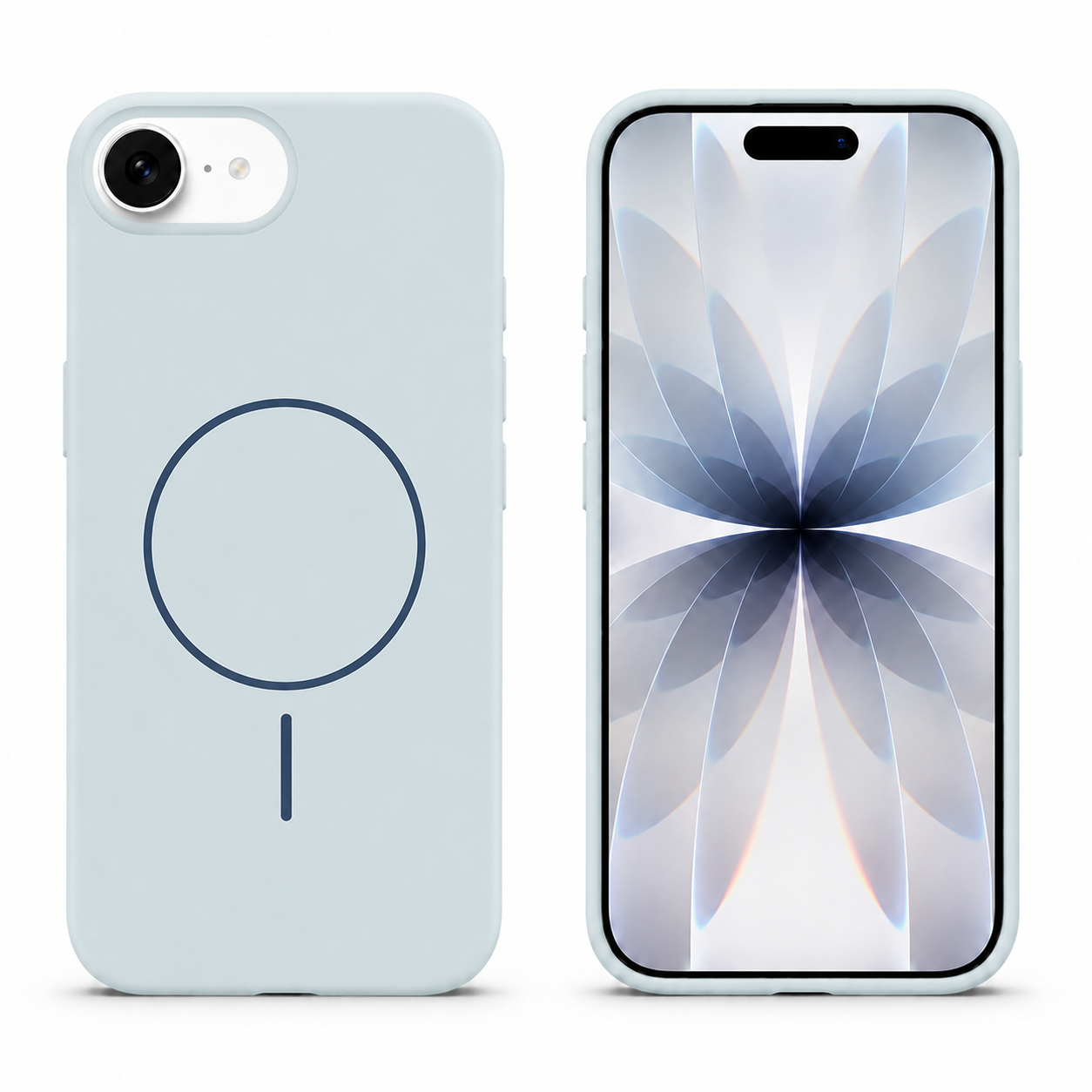 Vibrant MagSafe Silicone Case for Apple iPhone 17e - Sky Blue