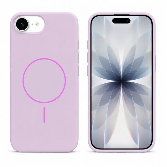 Purple MagSafe Vibrant Silicone Case for Apple iPhone 17e and 16e – iPhone case online Canada
