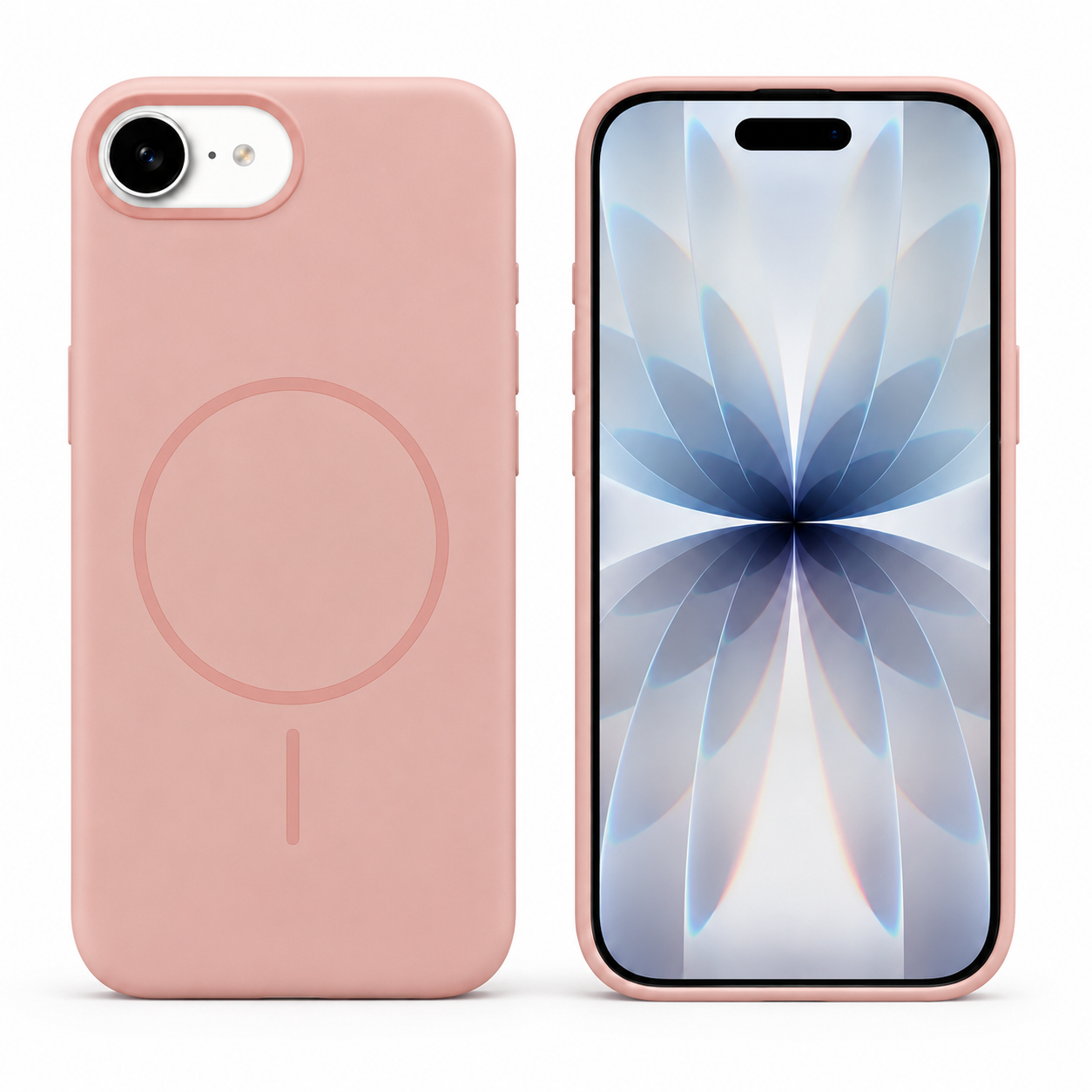 Vibrant MagSafe Silicone Case for Apple iPhone 17e - Rose Gold