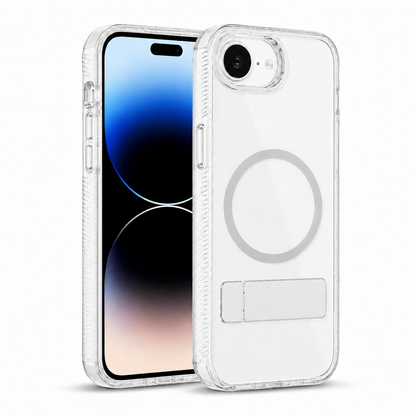 Clear MagSafe 3-Angle Metal Stand Case for Apple iPhone 17e and 16e – iPhone case online Canada