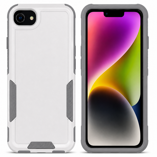 White Comm Lite Case for Apple iPhone 17e and iPhone Comm Lite Case for Apple iPhone 17e / 16e