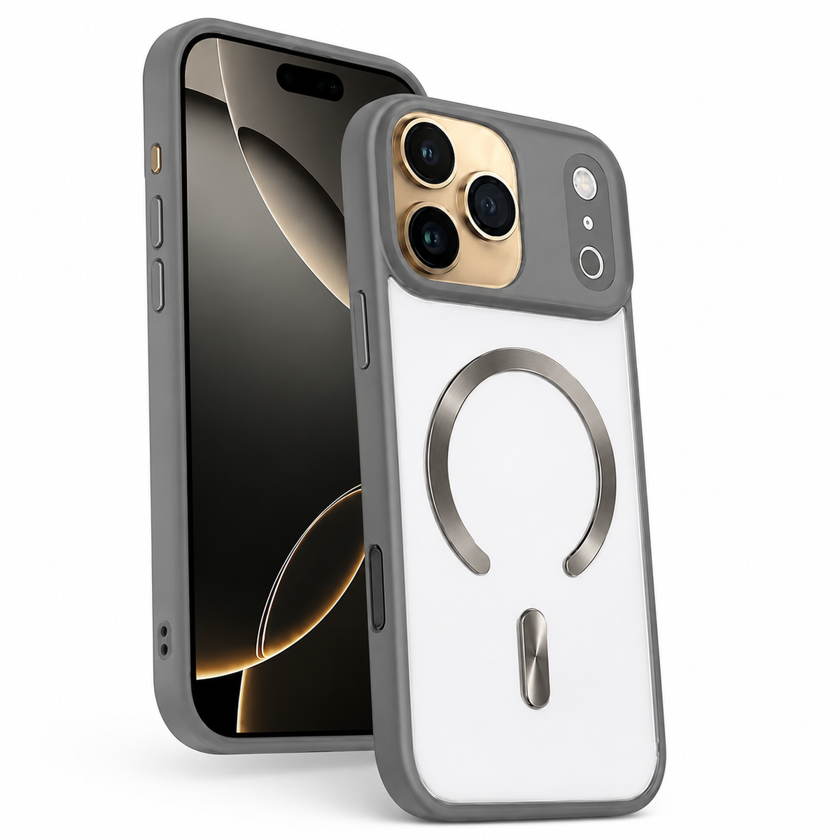 Apple iPhone 18 Pro Max Transparent Protective Case with MagSafe Ring