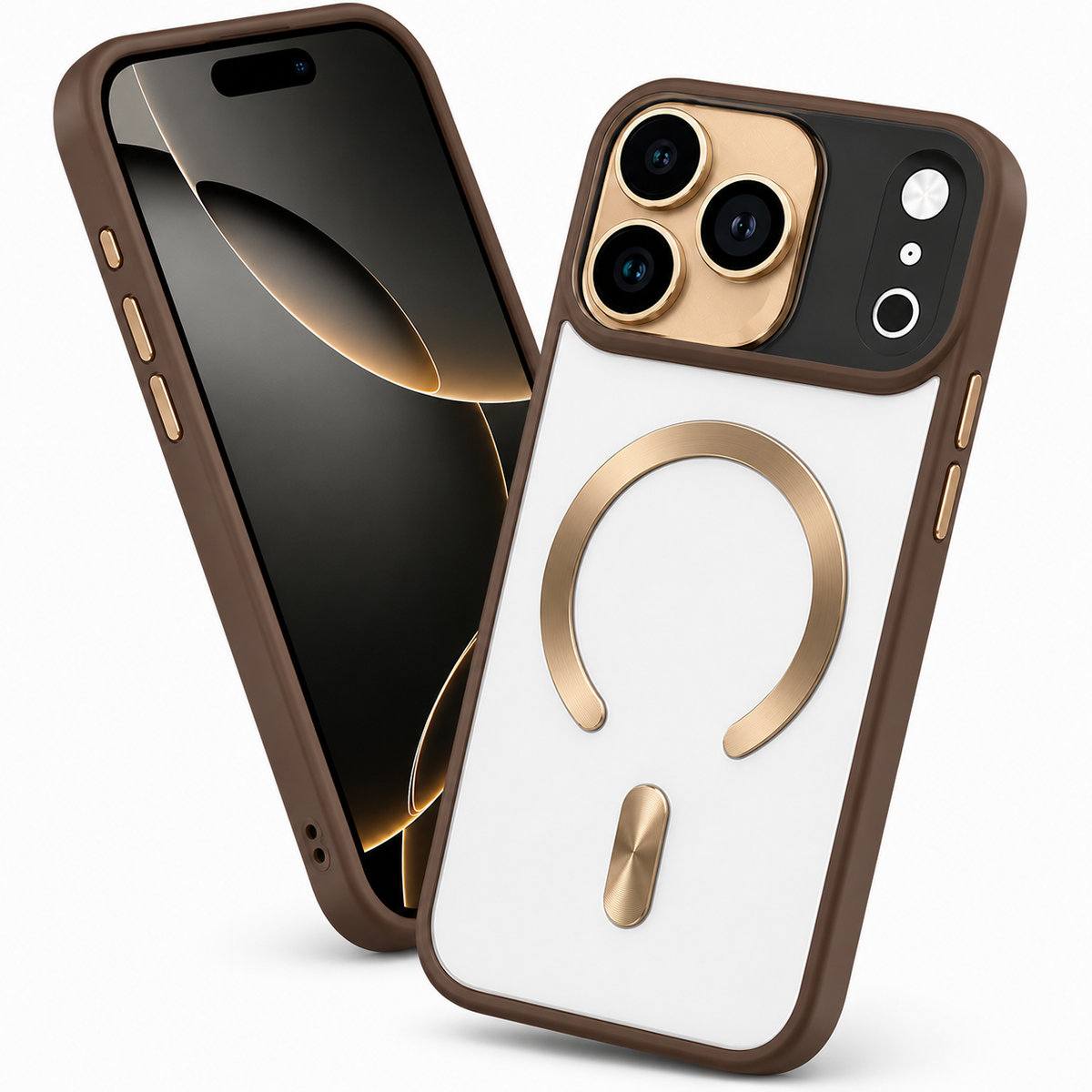 Desert Gold MagSafe iPhone 18 Pro Max Protective Phone Cover