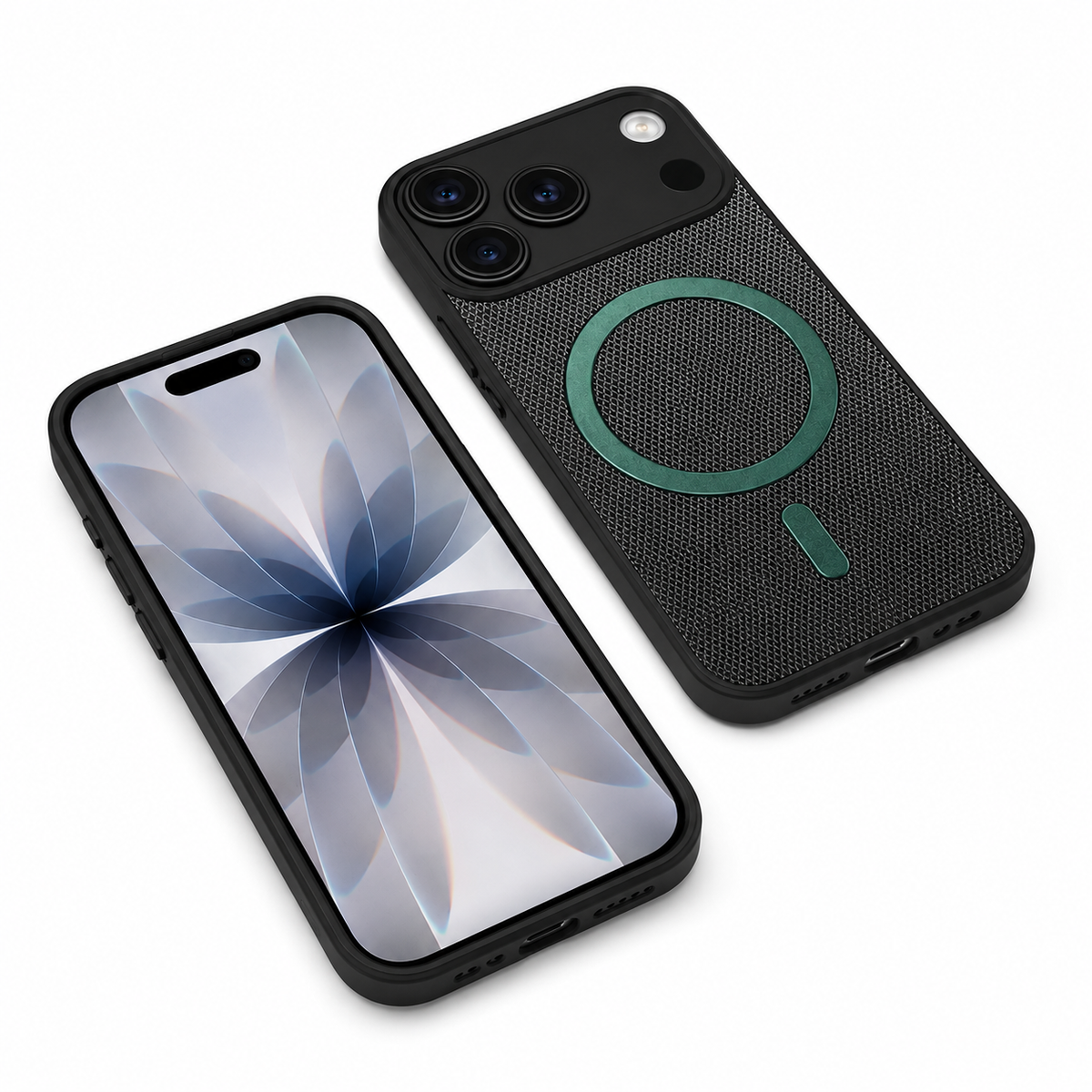 Apple iPhone 18 Pro Max Green MagSafe case, rugged smartphone cover, drop protection phone case