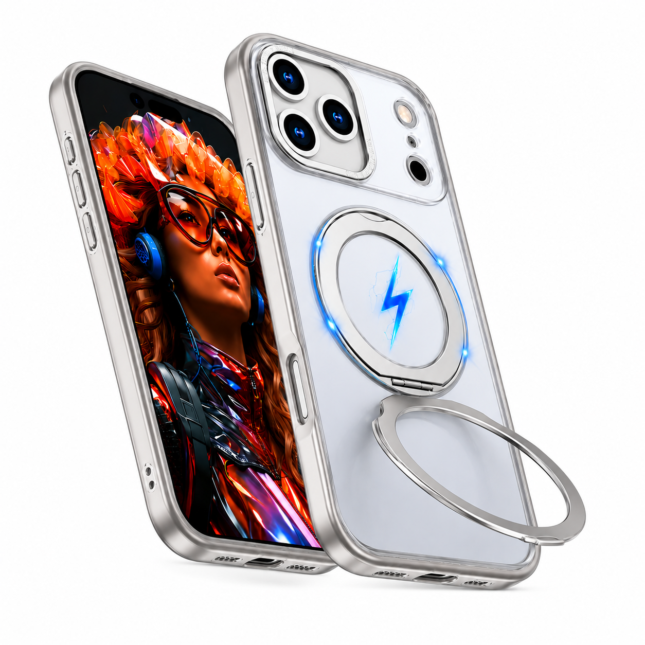 Premium Grey Protective Phone Case for Apple iPhone 17 Pro Max with MagSafe
