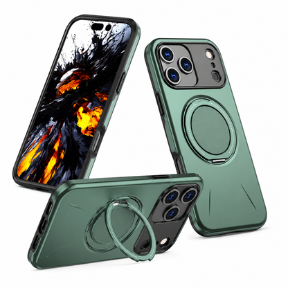 Green MagSafe Phone Case, Rugged Protective Cover, Durable iPhone 17 Pro Max Case