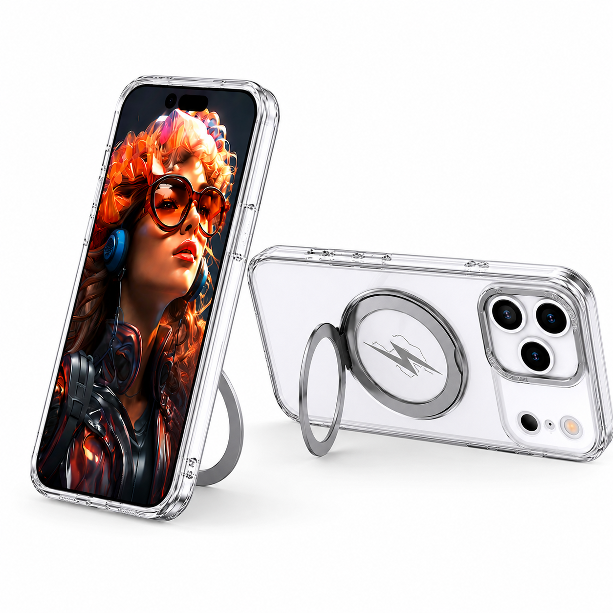 Premium Silver MagSafe Phone Cover | Military Grade Drop Protection Case