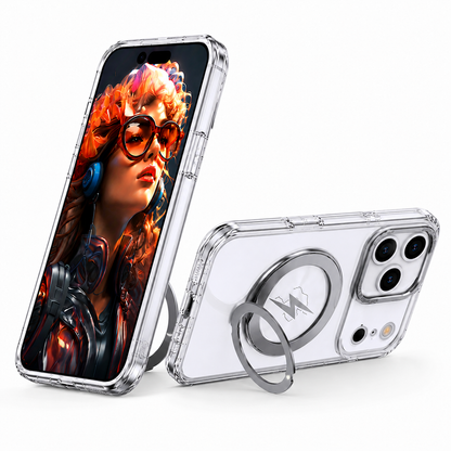 Apple iPhone 17 Pro Max Silver Case | Magnetic Shockproof Protective Mobile Cover
