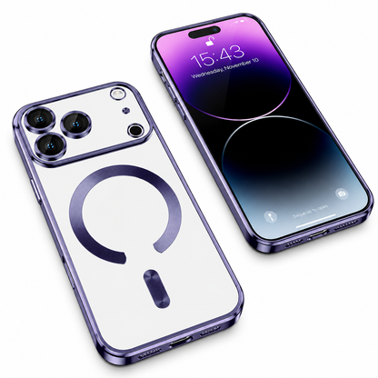 iPhone 17 Pro Midnight Blue Case, Magnetic Phone Cover, Premium Protective Case