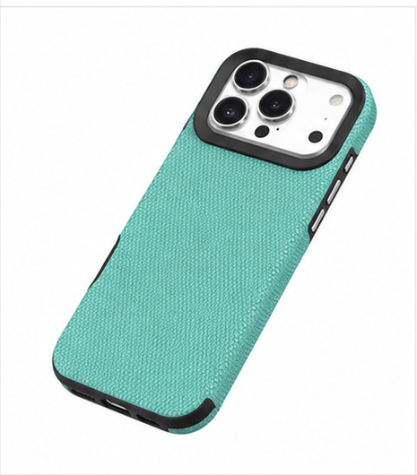 Slim Fit Teal iPhone 17 Pro Protective Case with Raised Camera Lens Protection
