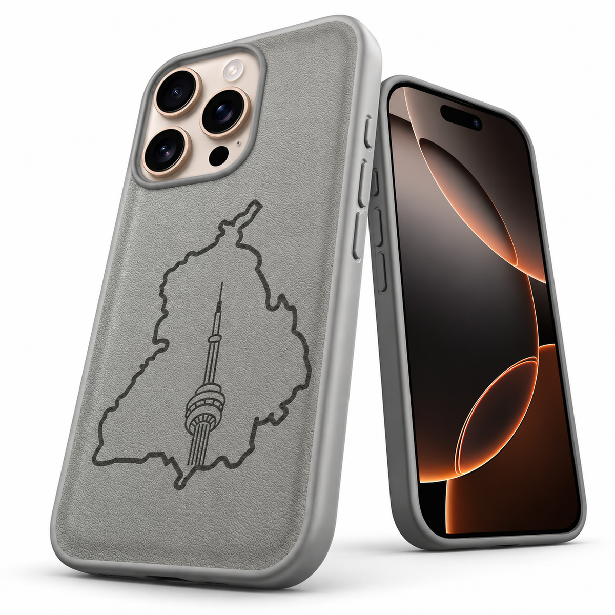 Shockproof Grey iPhone 12 and iPhone 12 Pro Protective Case