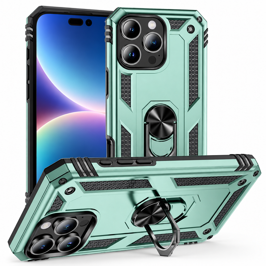 Anti-Drop Hybrid Case for Apple iPhone 16 Pro - Midnight Green - main product view