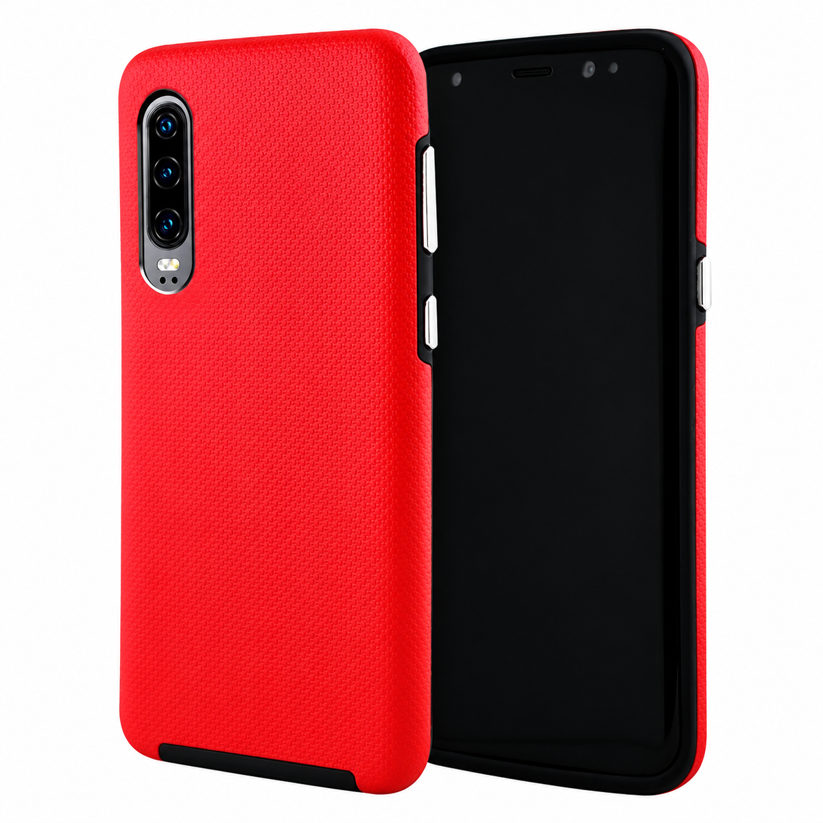 Dotted Comm Case for Samsung Galaxy A70 - Red