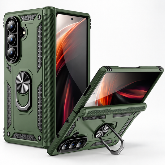 Anti-Drop Hybrid Case for Samsung Galaxy Z Fold 8 Ultra - Midnight Green