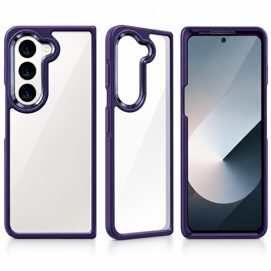 Matt Ultra-Hybrid Case for Samsung Galaxy Z Fold 7 - Deep Purple