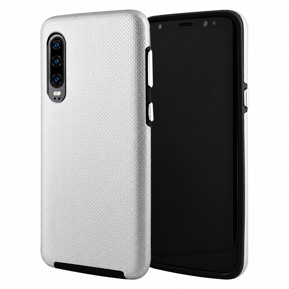 Dotted Comm Case for Samsung Galaxy A70 - Silver