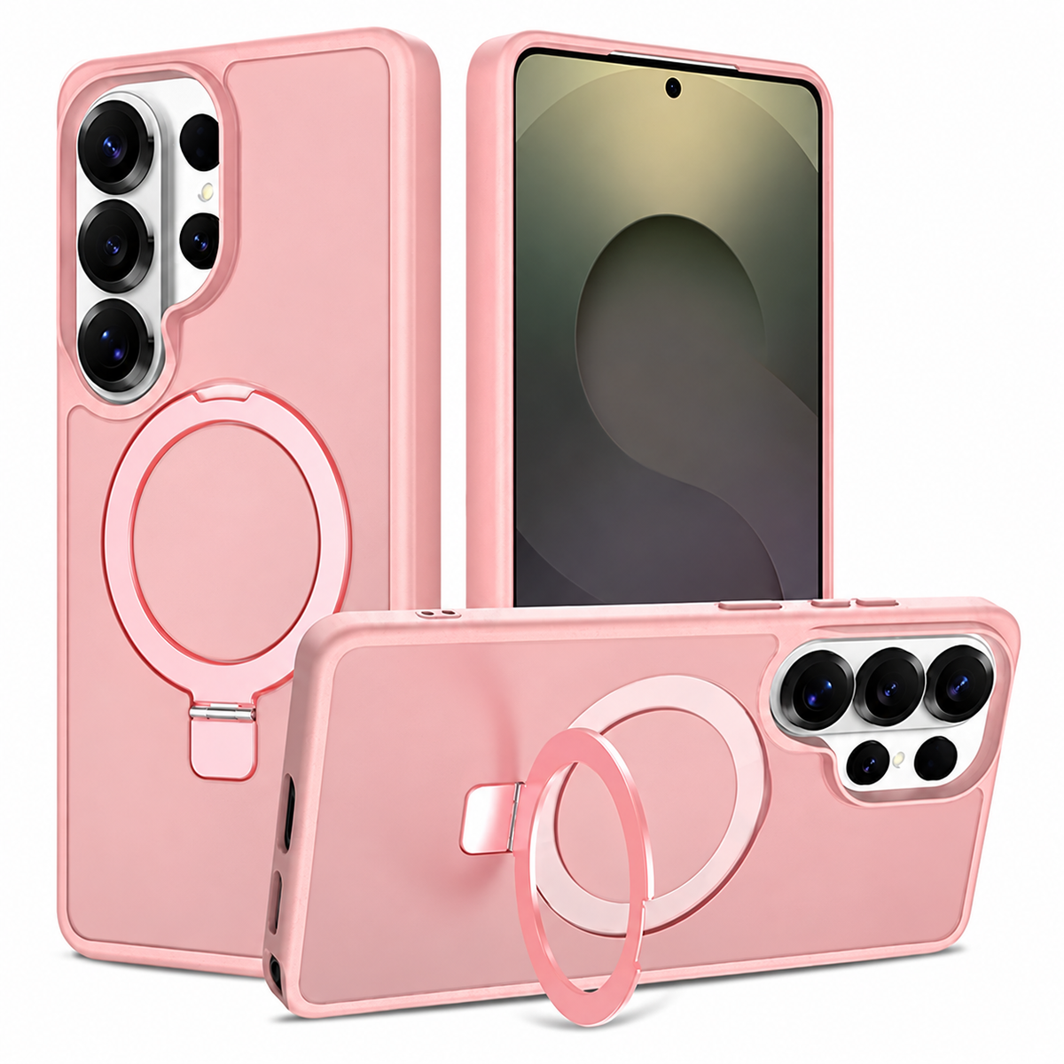 MagSafe Robust Stand Case for Samsung Galaxy S26 Ultra - Pink