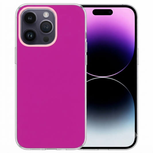 Purple TPU protective phone cover for iPhone 12