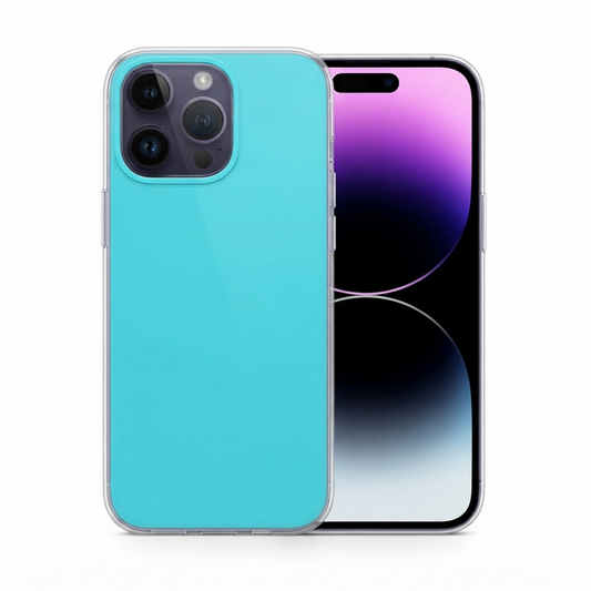Teal TPU protective phone cover for iPhone 12