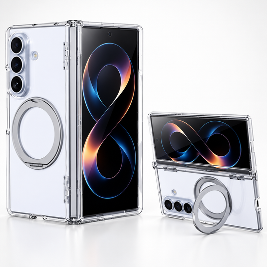 Ring Loop MagSafe Case for Samsung Galaxy Z Fold 8 Ultra - Clear