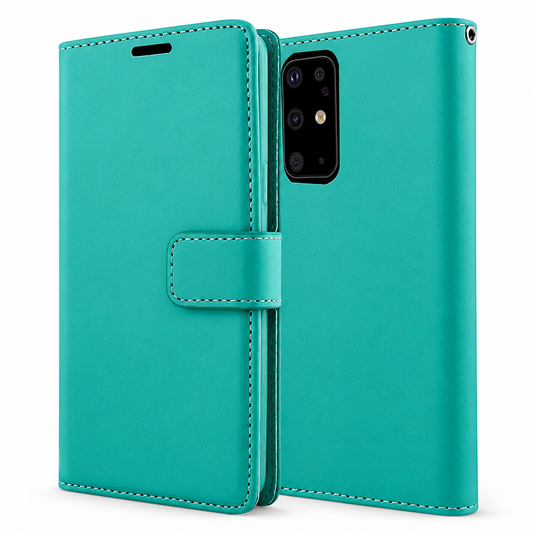 Photo ID Wallet Case for Samsung Galaxy S20 Plus - Teal