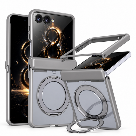 Ring Loop MagSafe Case for Samsung Galaxy Z Flip 8 - Grey