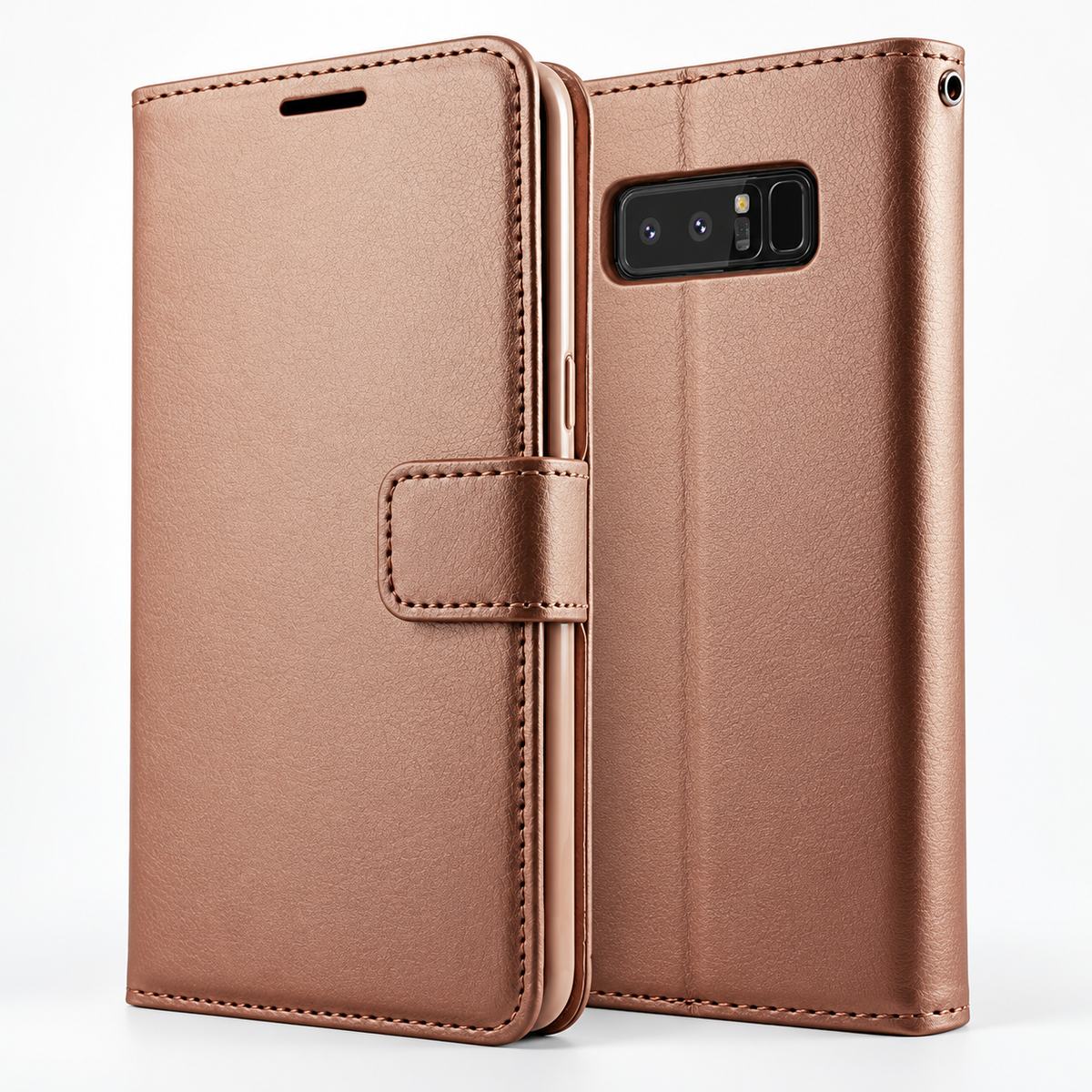 Photo ID Wallet for Samsung Galaxy S10 Plus - Rose Gold