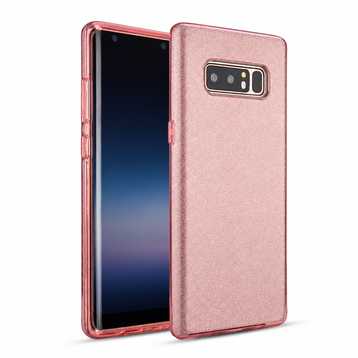 3-in-1 Glitter for Samsung Galaxy S10 - Rose Gold