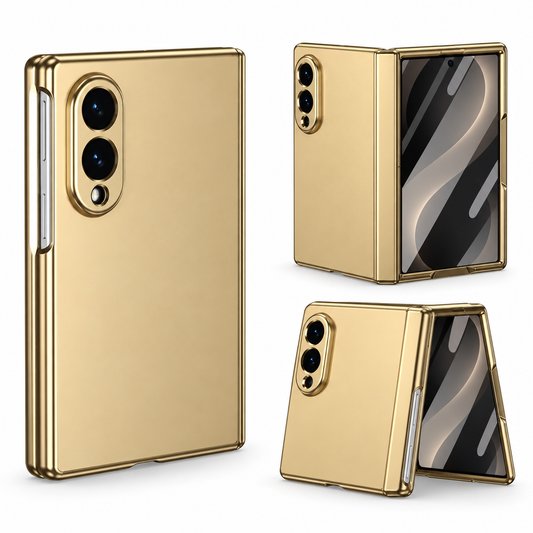 Silq W/ Glass Case Samsung Galaxy Z Fold 8 - Gold