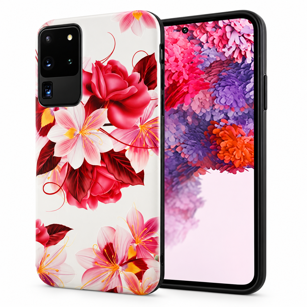 Design Case for Samsung Galaxy S20 Plus - Pink Floral