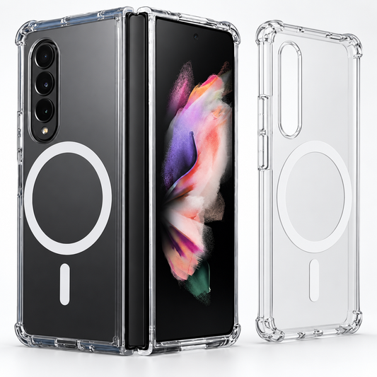 Transparent MagSafe Case for Samsung Galaxy Z Fold 8 Ultra - Clear
