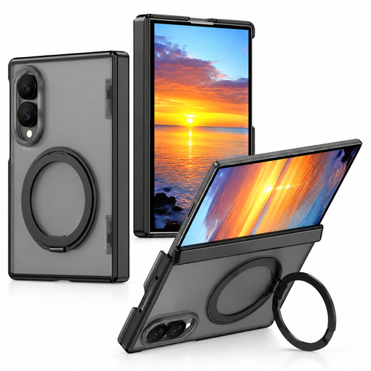 Ring Loop MagSafe Case for Samsung Galaxy Z Fold 8 - Black