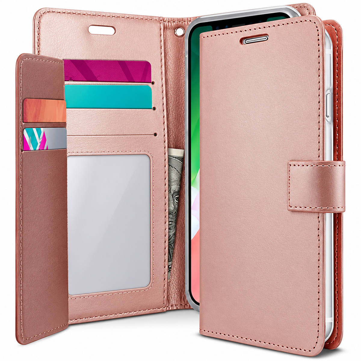 Rich Diary Mercury Case for Samsung Galaxy S20 Plus - Rose Gold